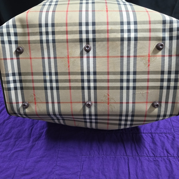 BURBERRYS DUFFLE TRAVEL BAG - Picture 6 of 13